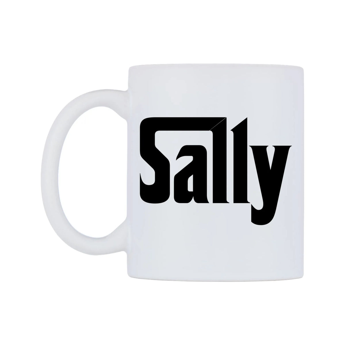 Sally - Godfather Themed Mug — white 11oz gloss mug, right side, on a white background