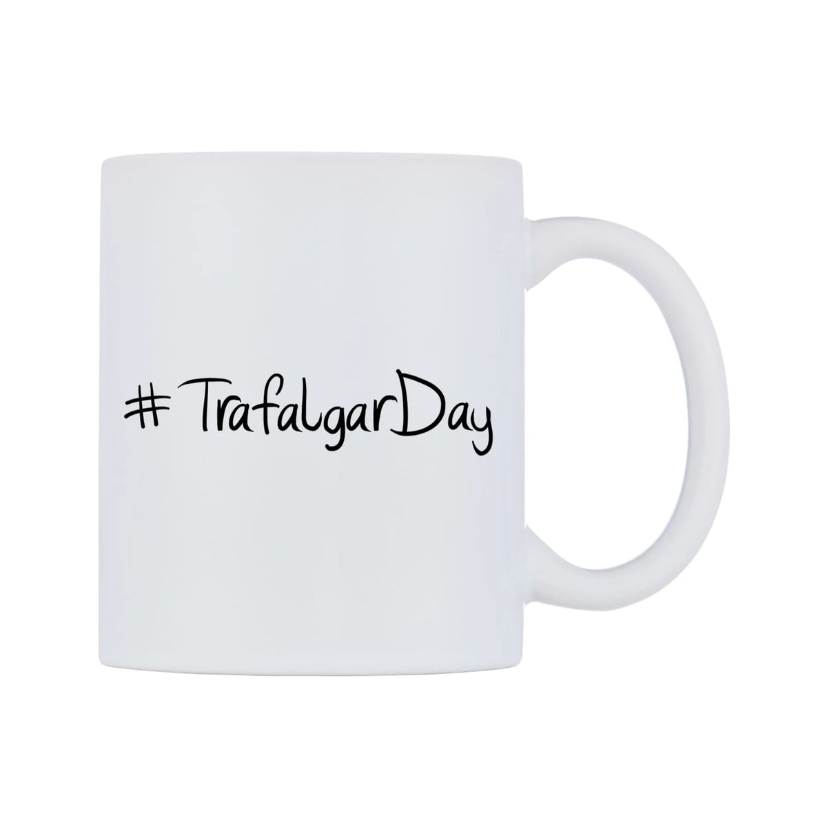 TrafalgarDay Mug — mug, left side, on a white background