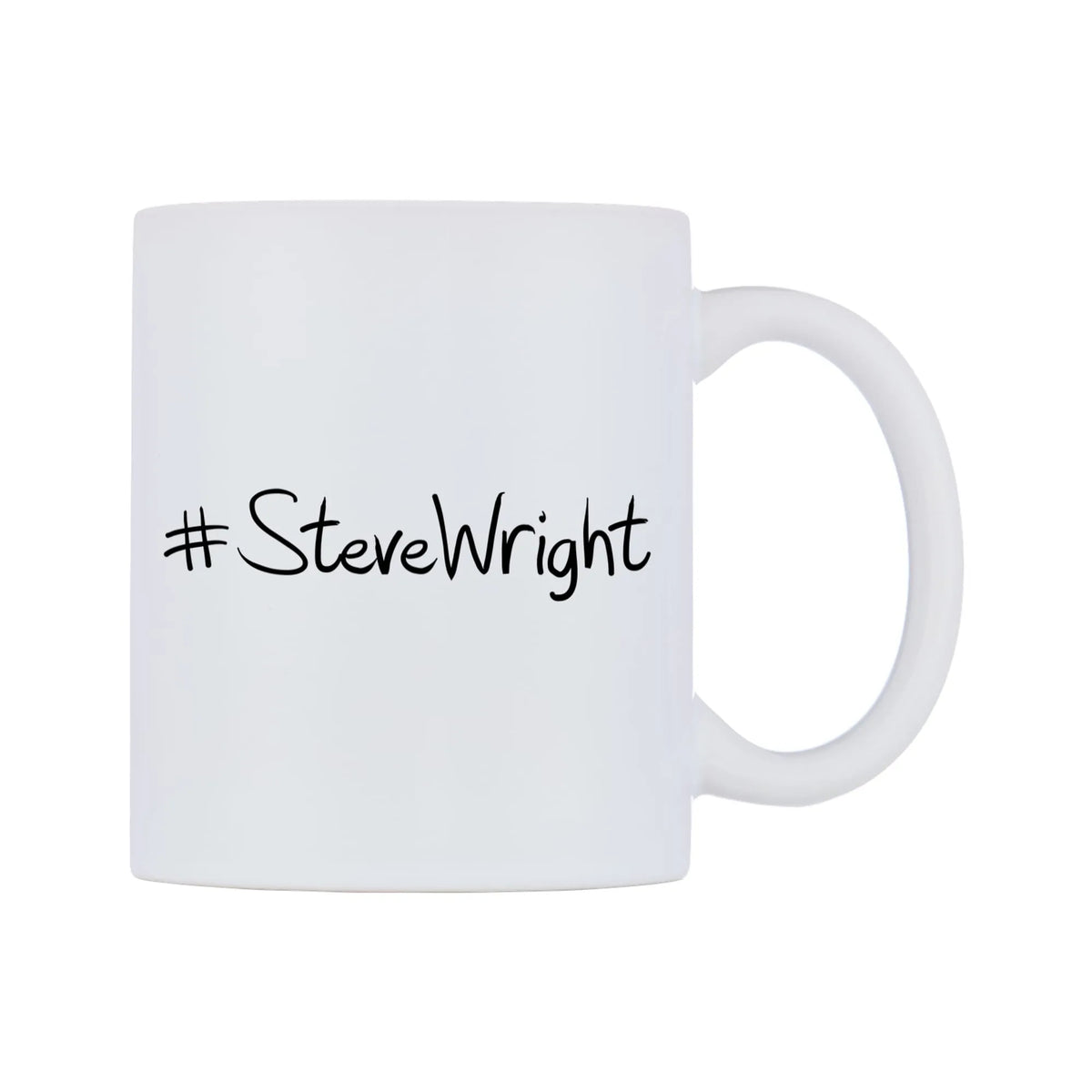 SteveWright Mug — mug, left side, on a white background