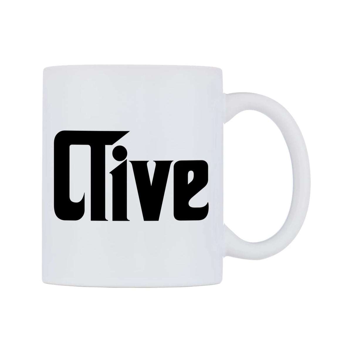 Clive - Godfather Themed Mug — white 11oz gloss mug, left side, on a white background