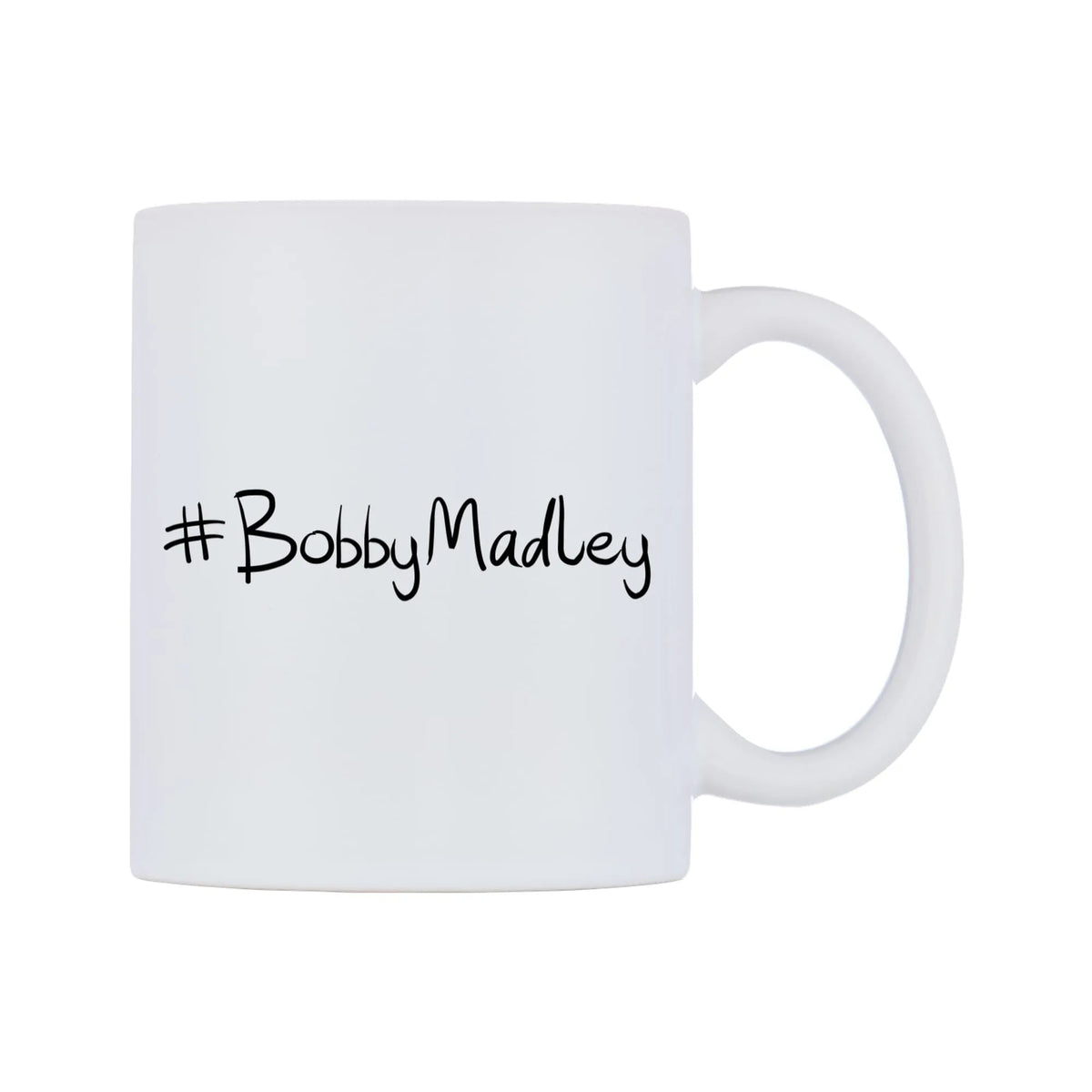 BobbyMadley Mug — mug, left side, on a white background