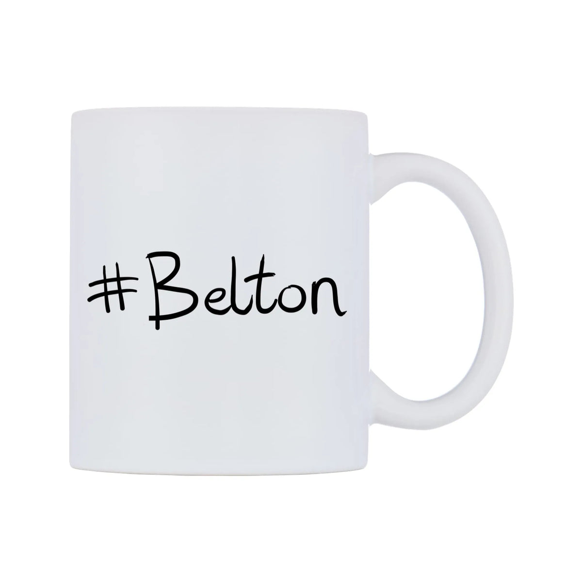 Belton Mug — mug, left side, on a white background