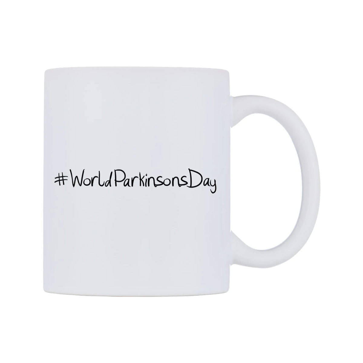 WorldParkinsonsDay Mug — mug, left side, on a white background