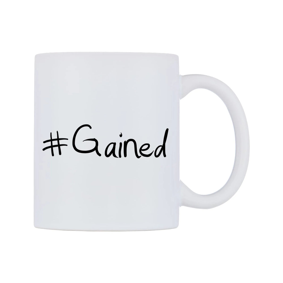 Gained Mug — mug, left side, on a white background