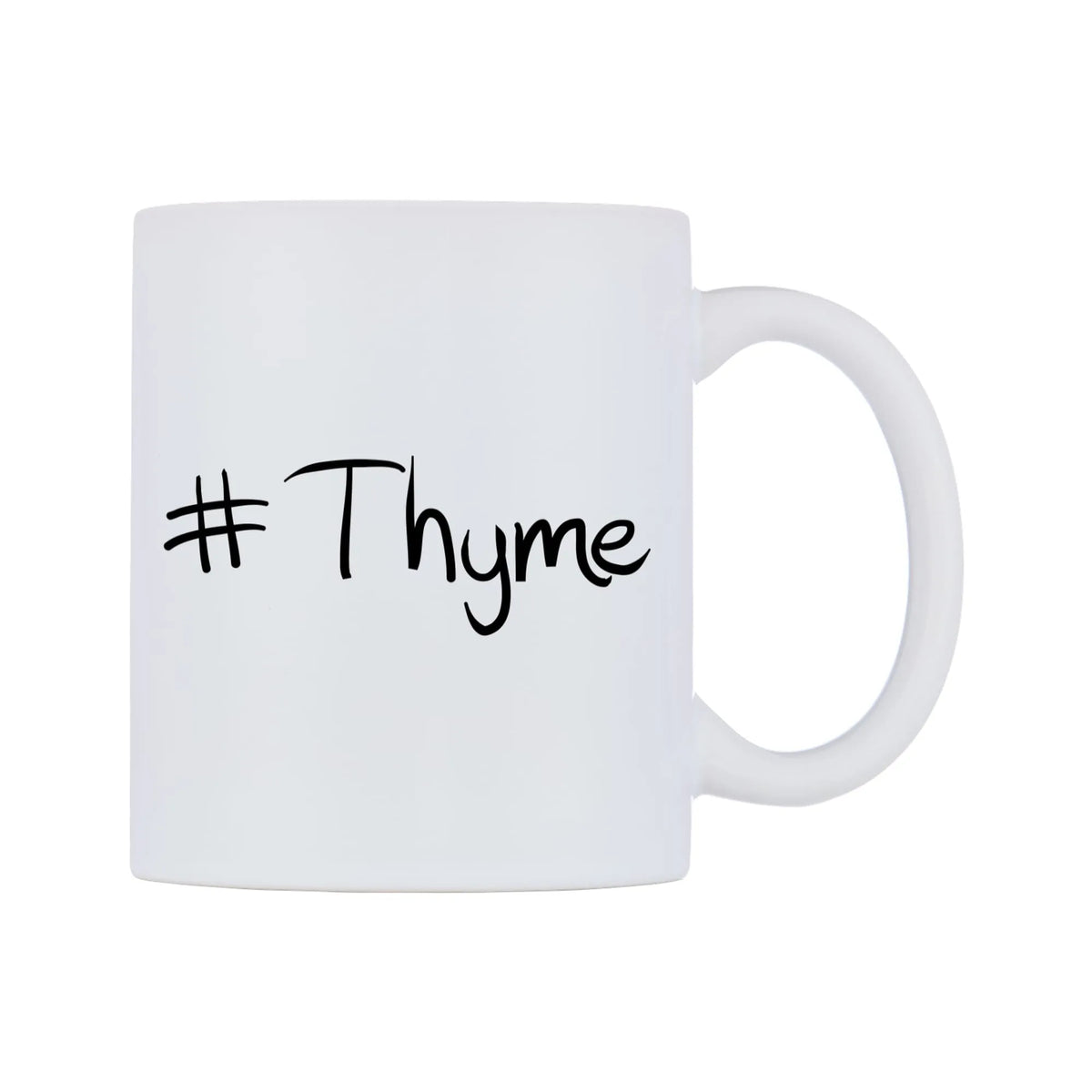 Thyme Mug — mug, left side, on a white background