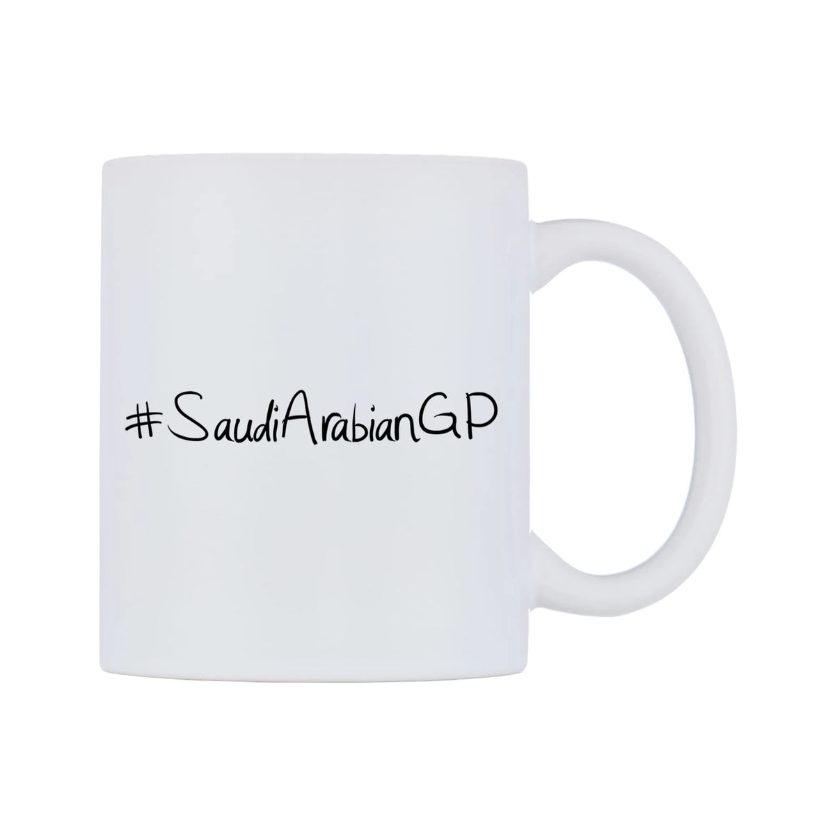 SaudiArabianGP Mug — mug, left side, on a white background