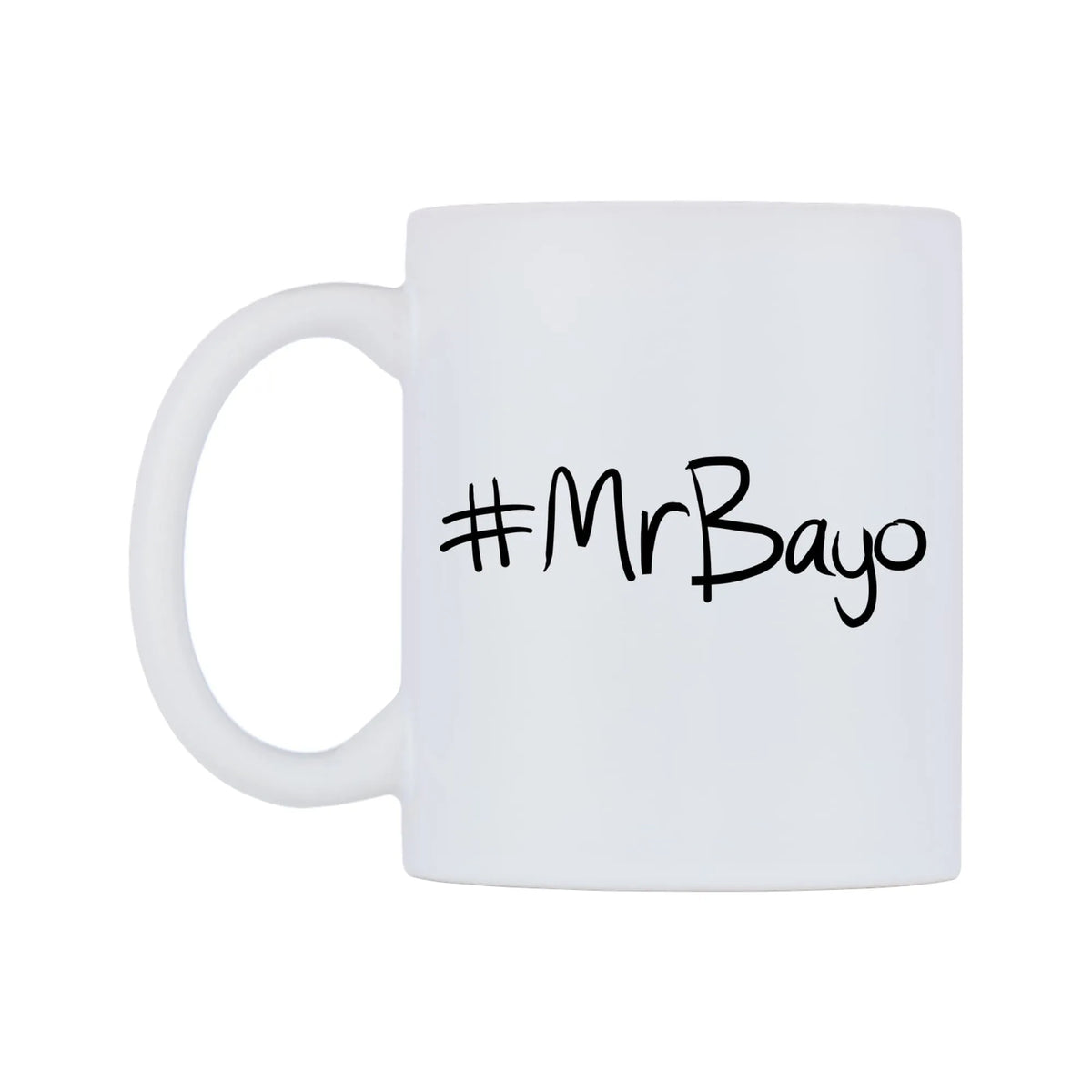 MrBayo Mug — mug, right side, on a white background