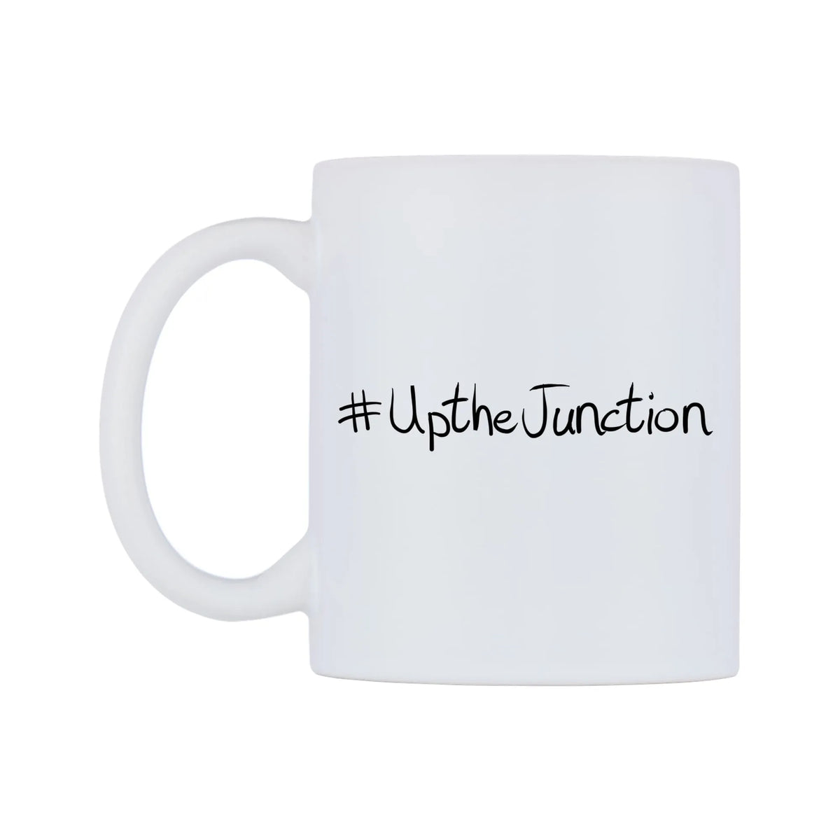 UptheJunction Mug — mug, right side, on a white background