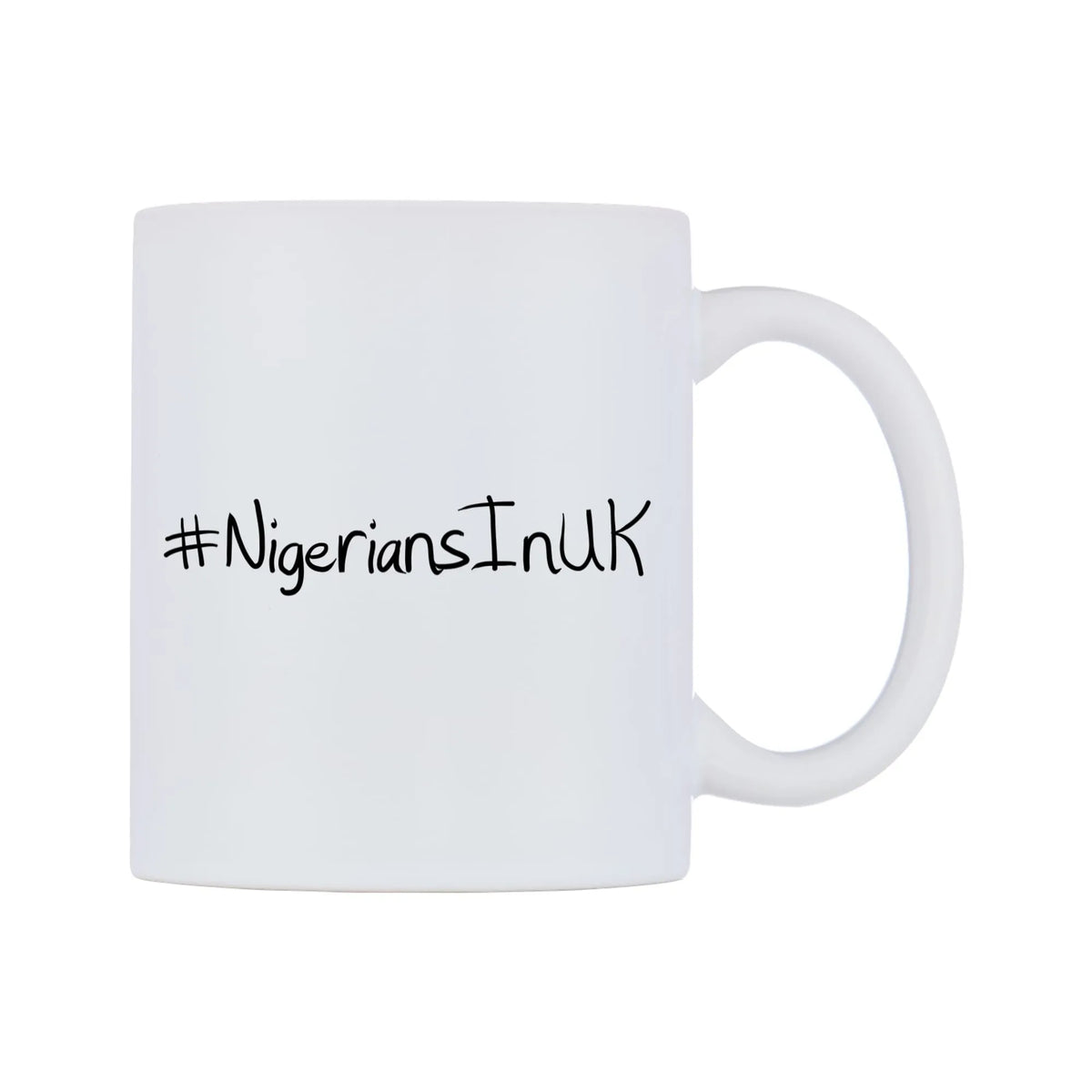NigeriansInUK Mug — mug, left side, on a white background