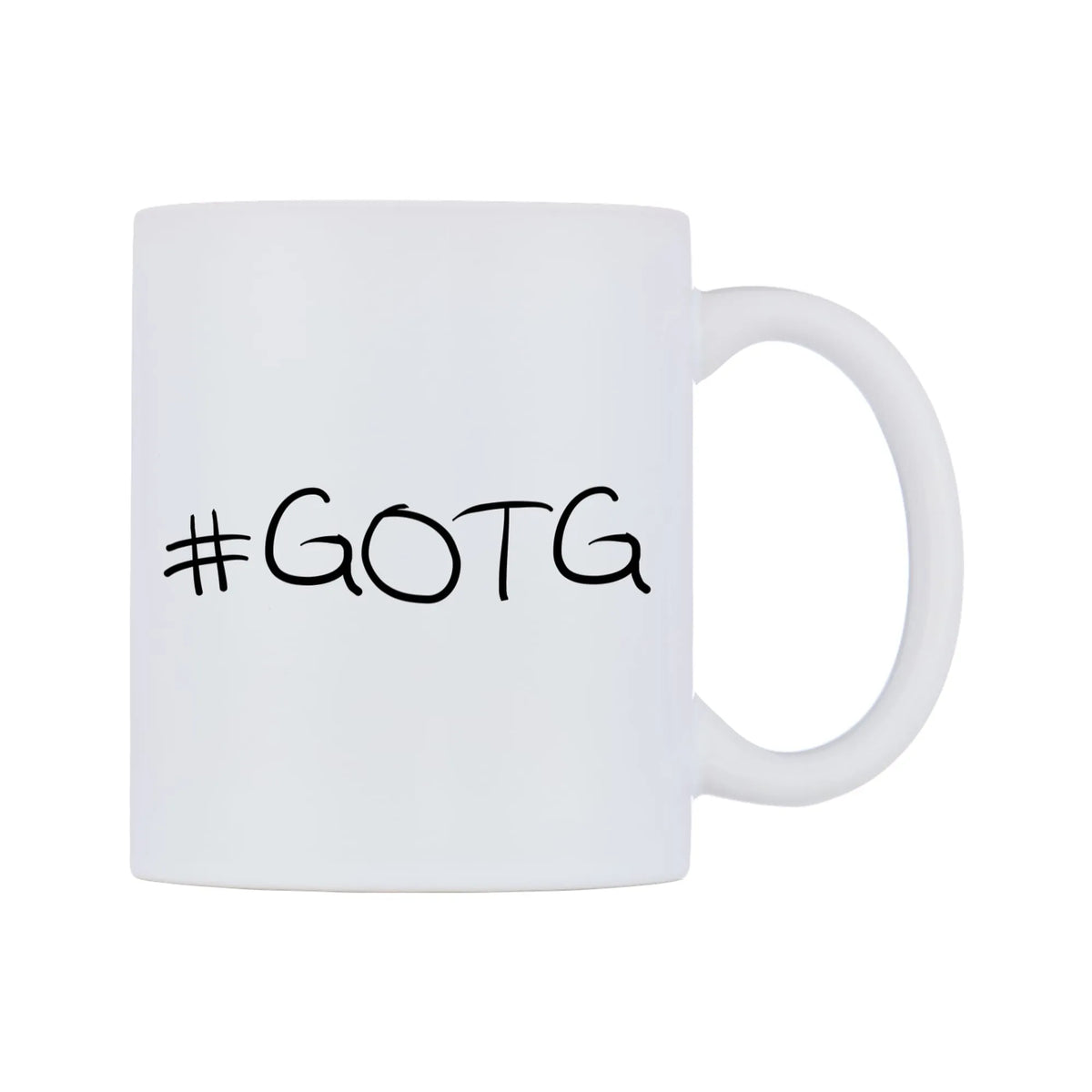 GOTG Mug — mug, left side, on a white background