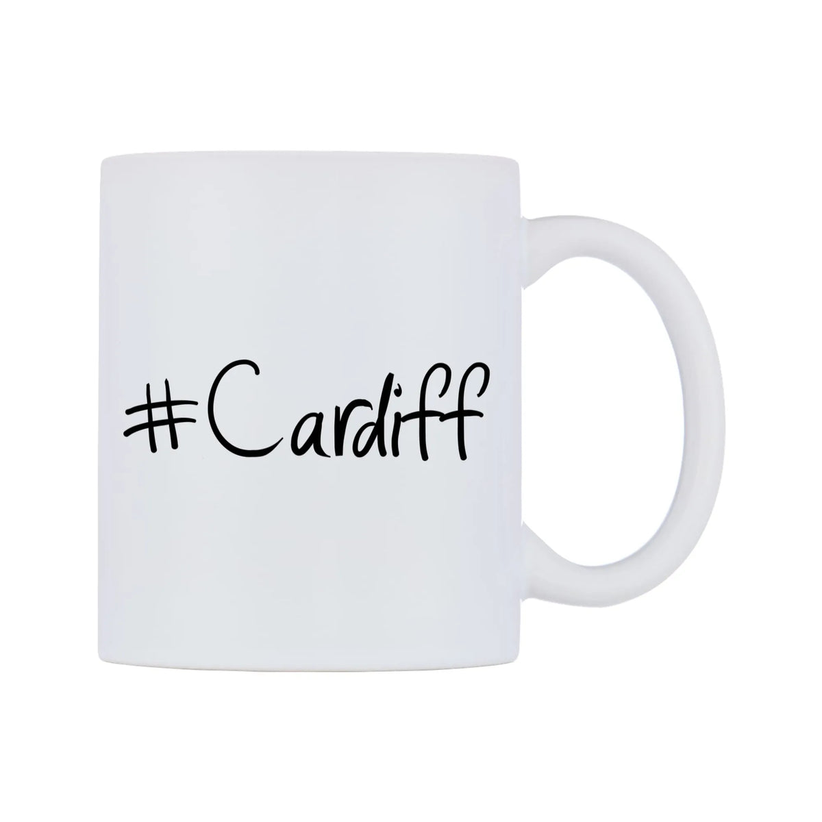 Cardiff Mug — mug, left side, on a white background