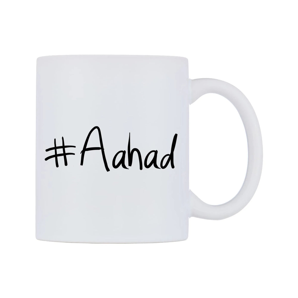 Aahad Mug — mug, left side, on a white background