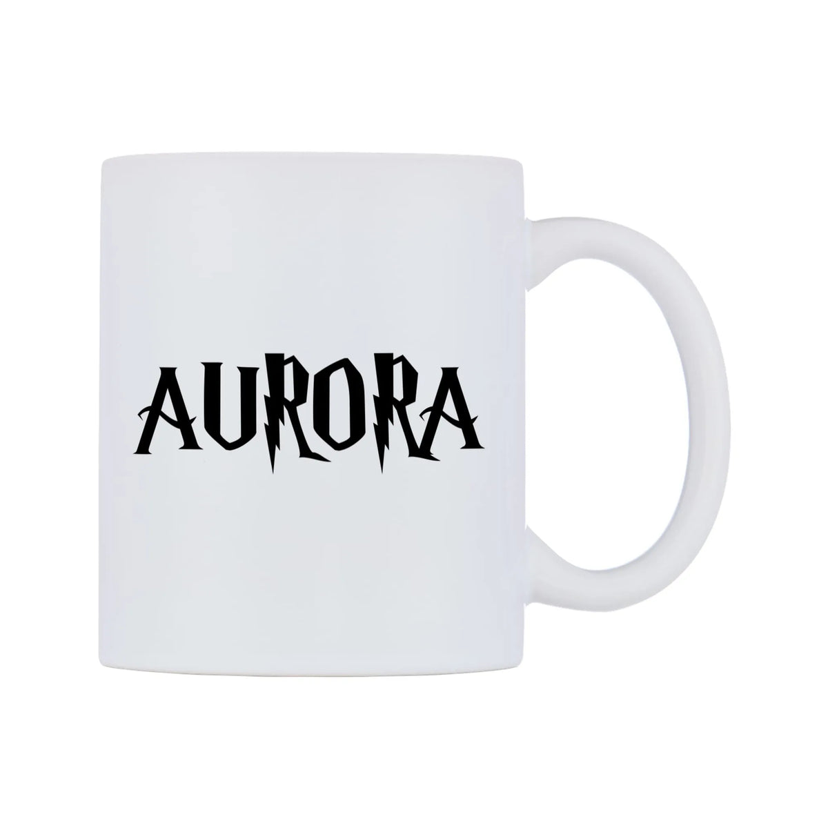 Aurora - Wizard Themed Mug — mug, left side, on a white background