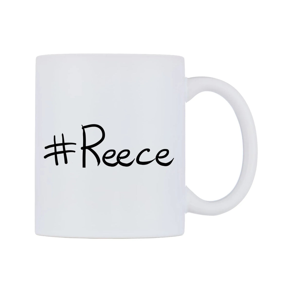Reece Mug — mug, left side, on a white background
