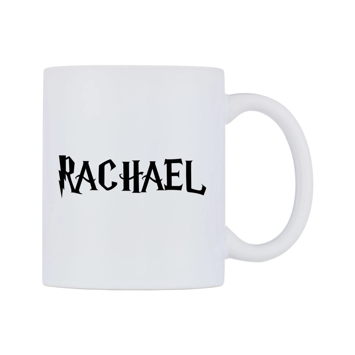 Rachael - Wizard Themed Mug — white 11oz gloss mug, left side, on a white background