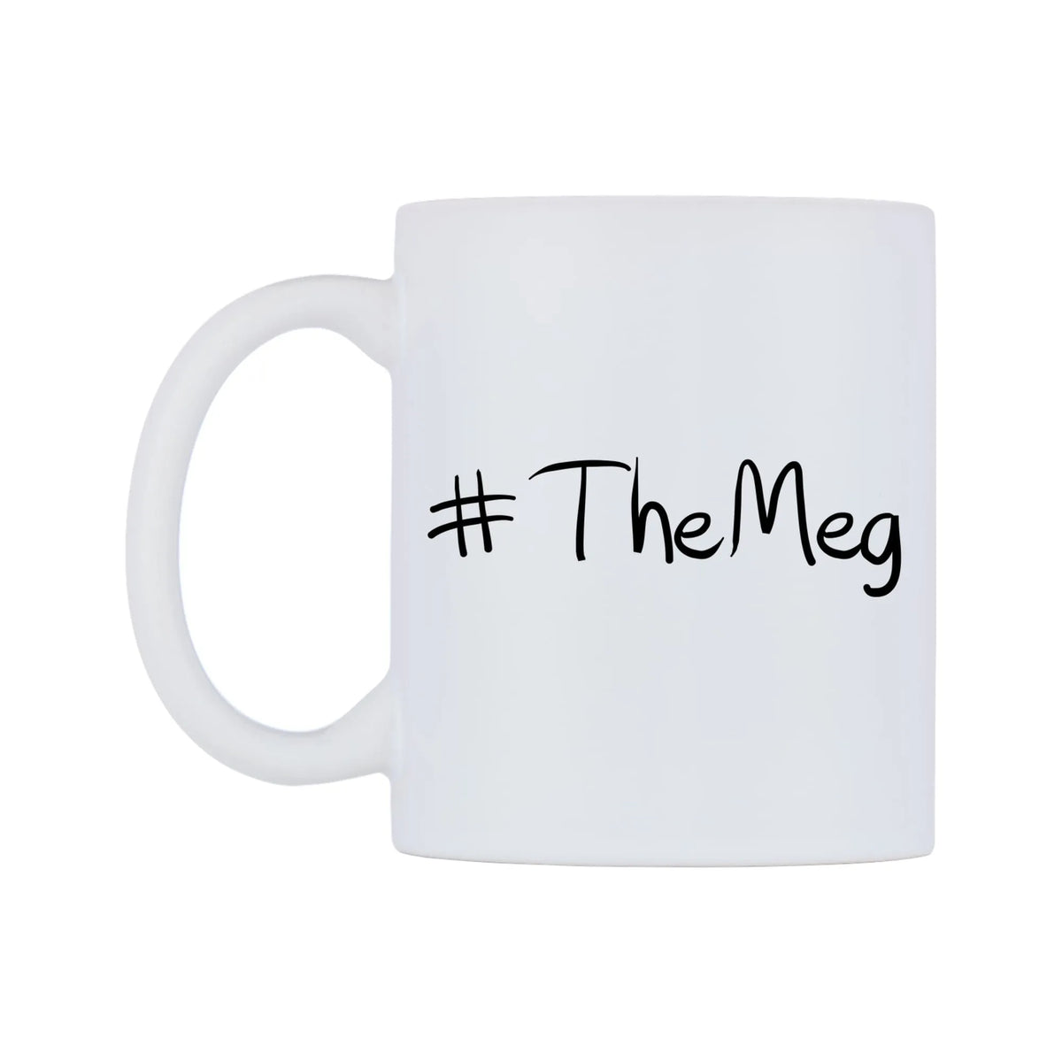 TheMeg Mug — mug, right side, on a white background