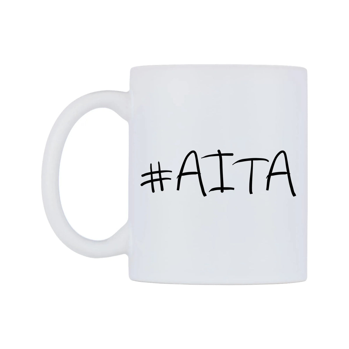 AITA Mug — mug, right side, on a white background