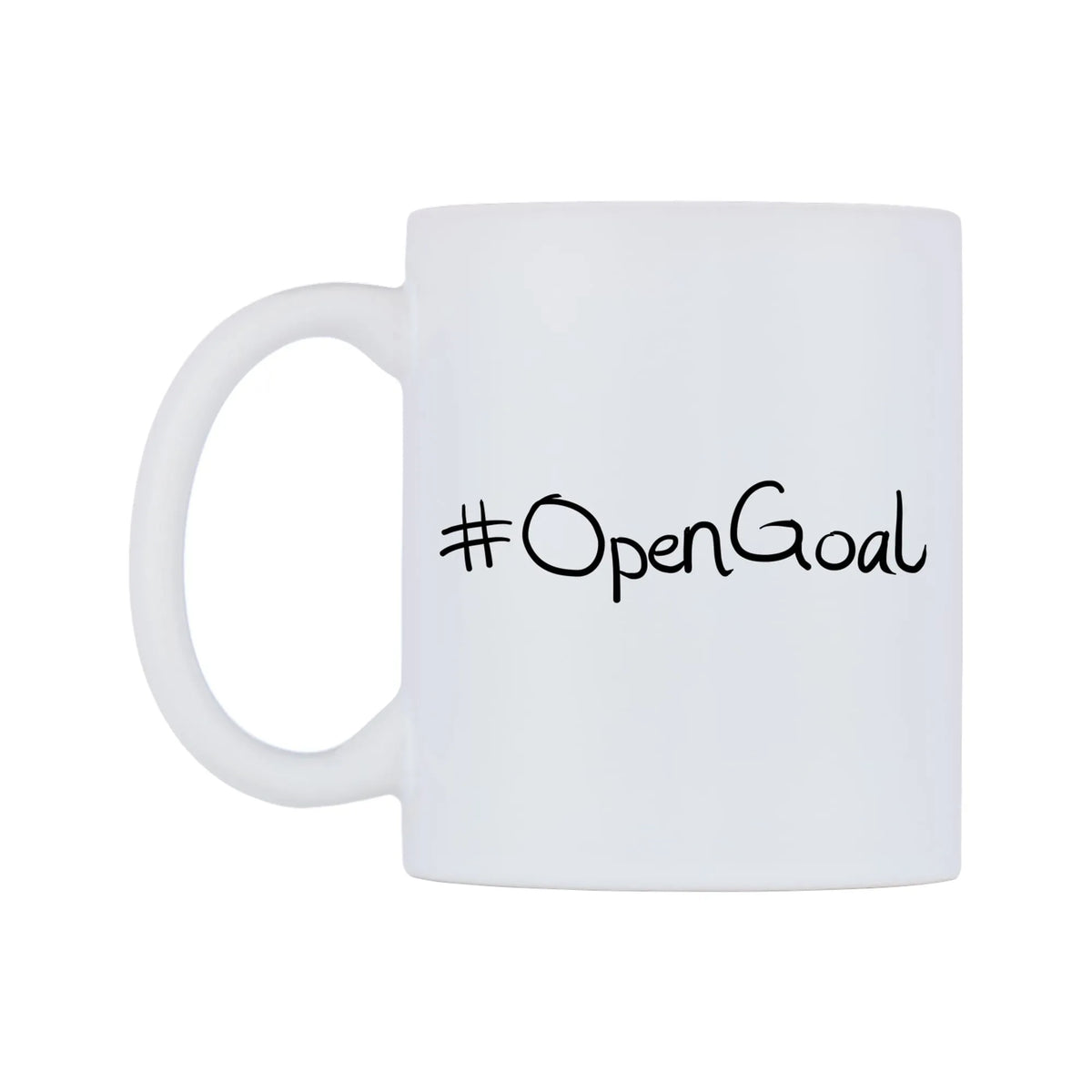 OpenGoal Mug — mug, right side, on a white background