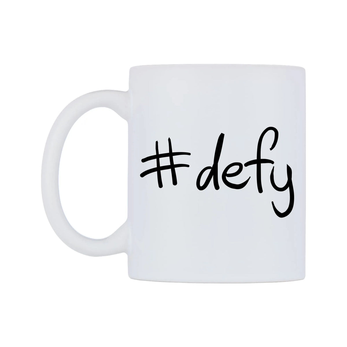 defy Mug — mug, right side, on a white background
