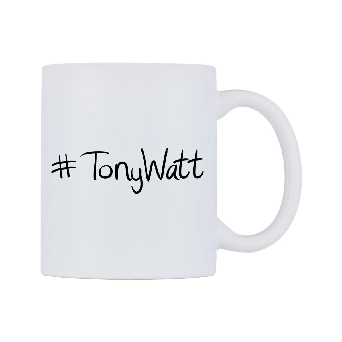 TonyWatt Mug — mug, left side, on a white background