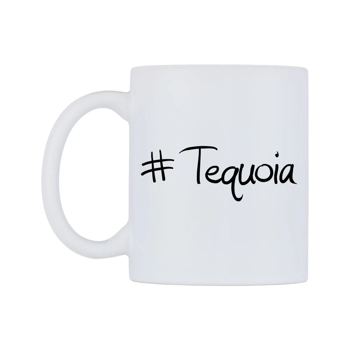 Tequoia Mug — mug, right side, on a white background
