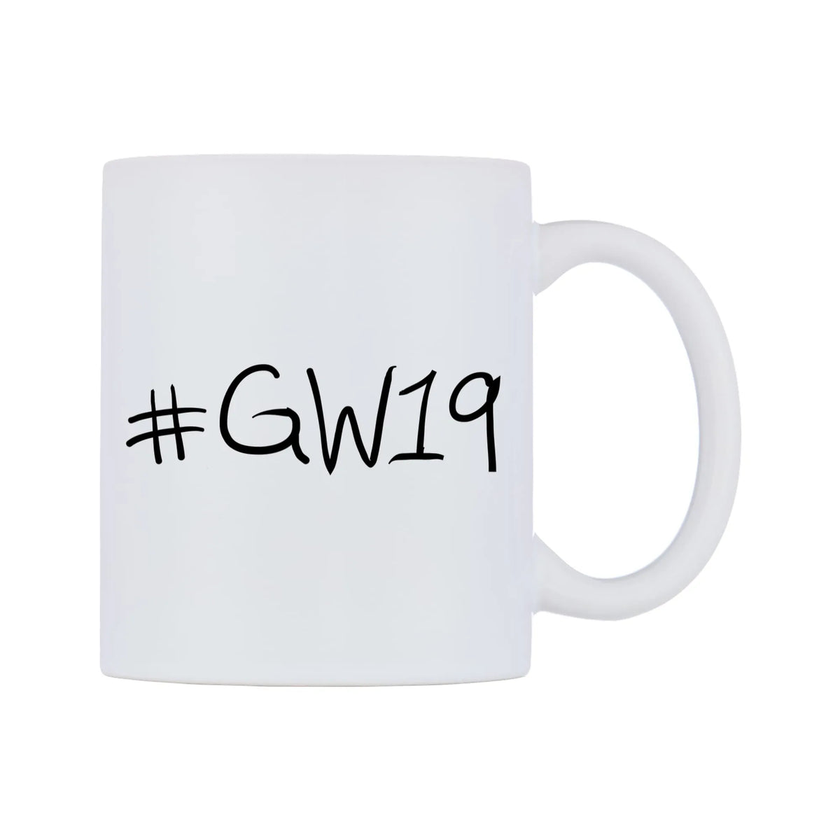 GW19 Mug — mug, left side, on a white background