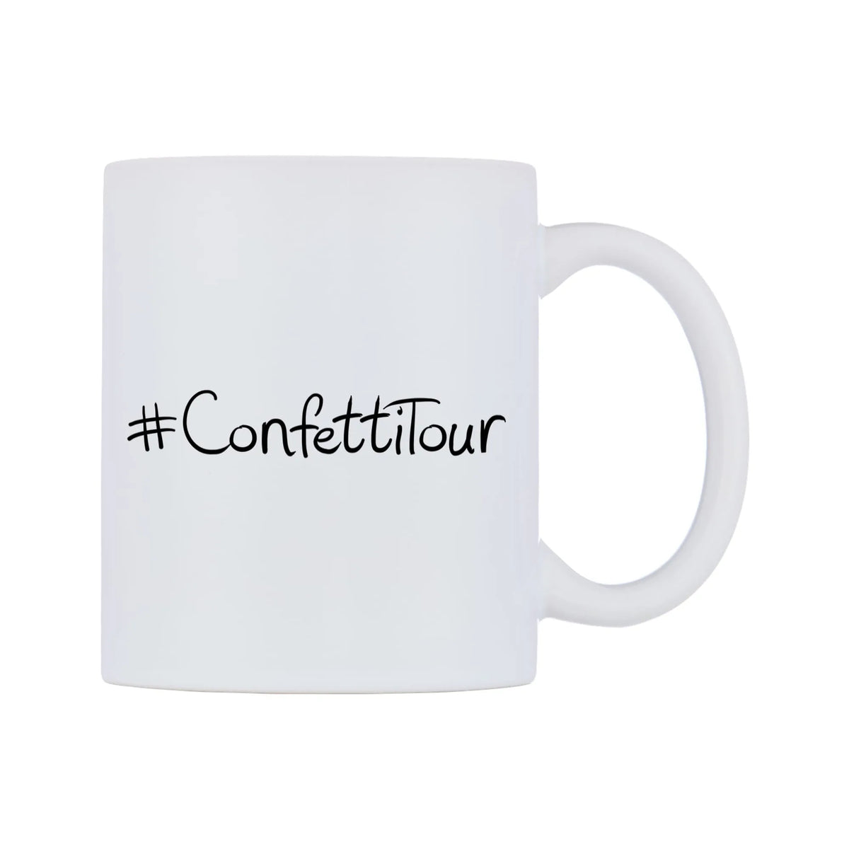 ConfettiTour Mug — mug, left side, on a white background