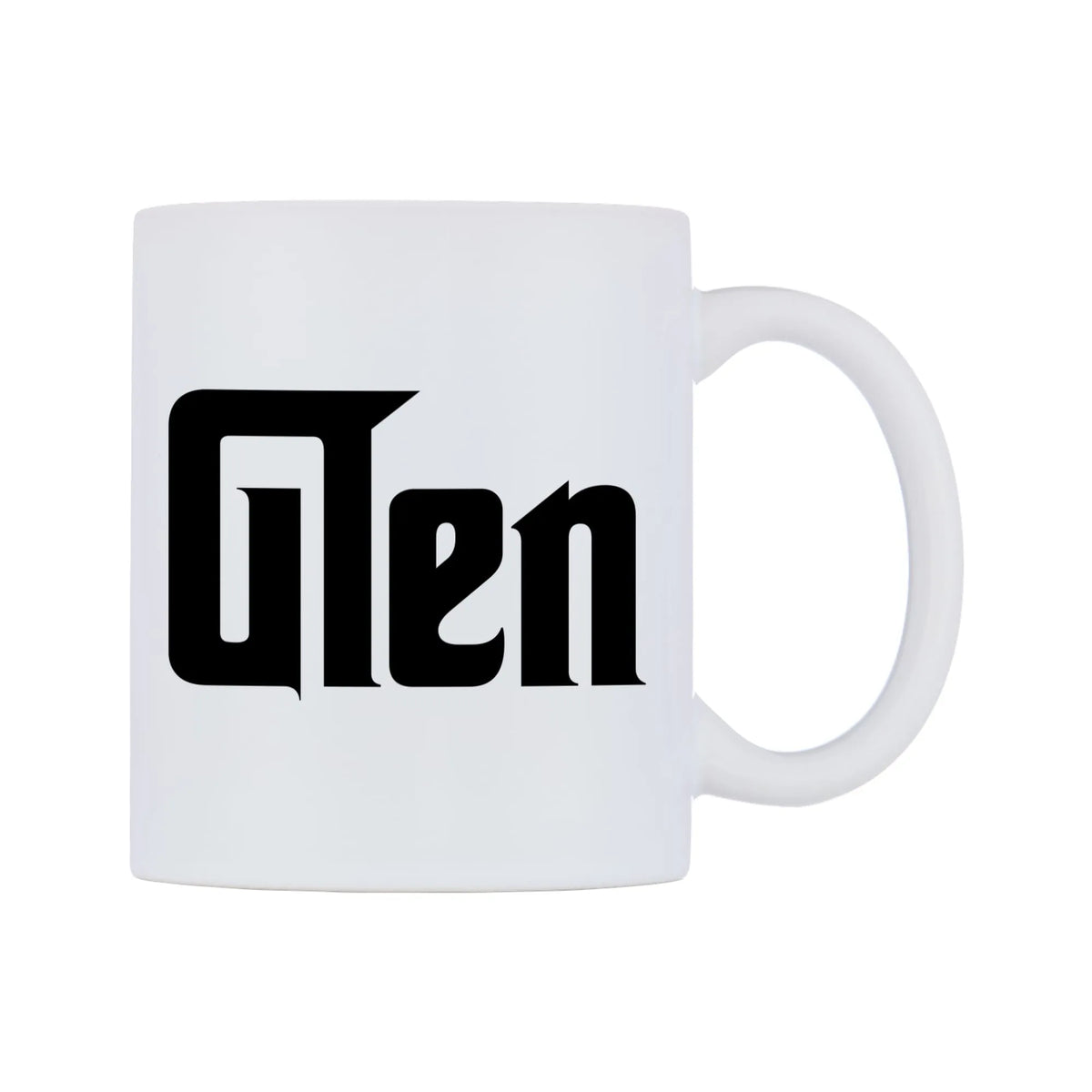 Glen - Godfather Themed Mug — white 11oz gloss mug, left side, on a white background