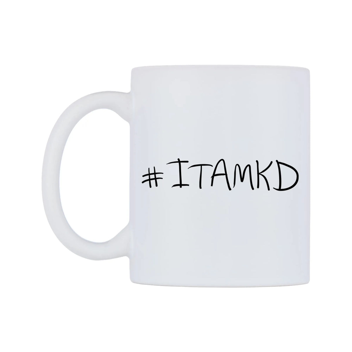 ITAMKD Mug — mug, right side, on a white background