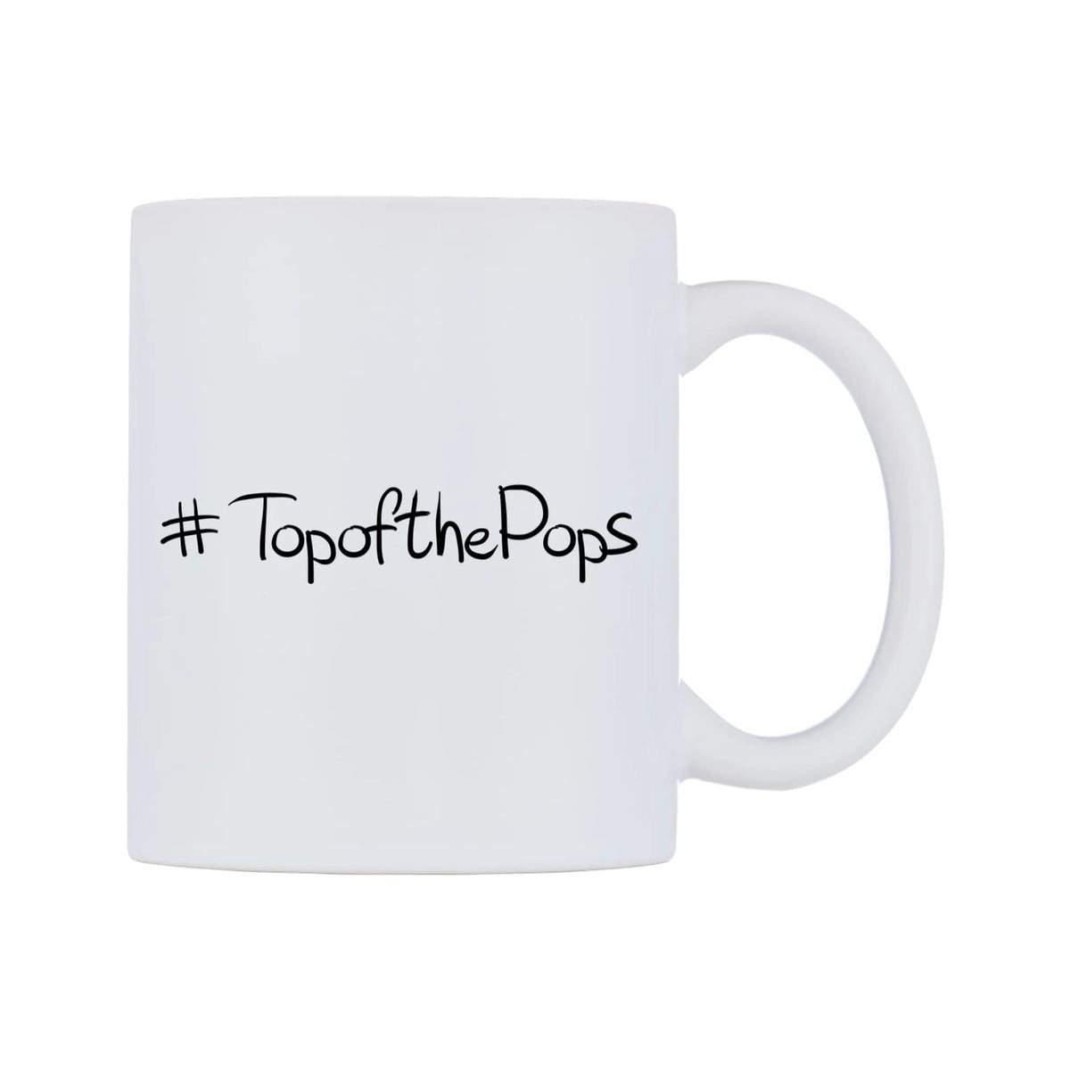 TopofthePops Mug — mug, left side, on a white background