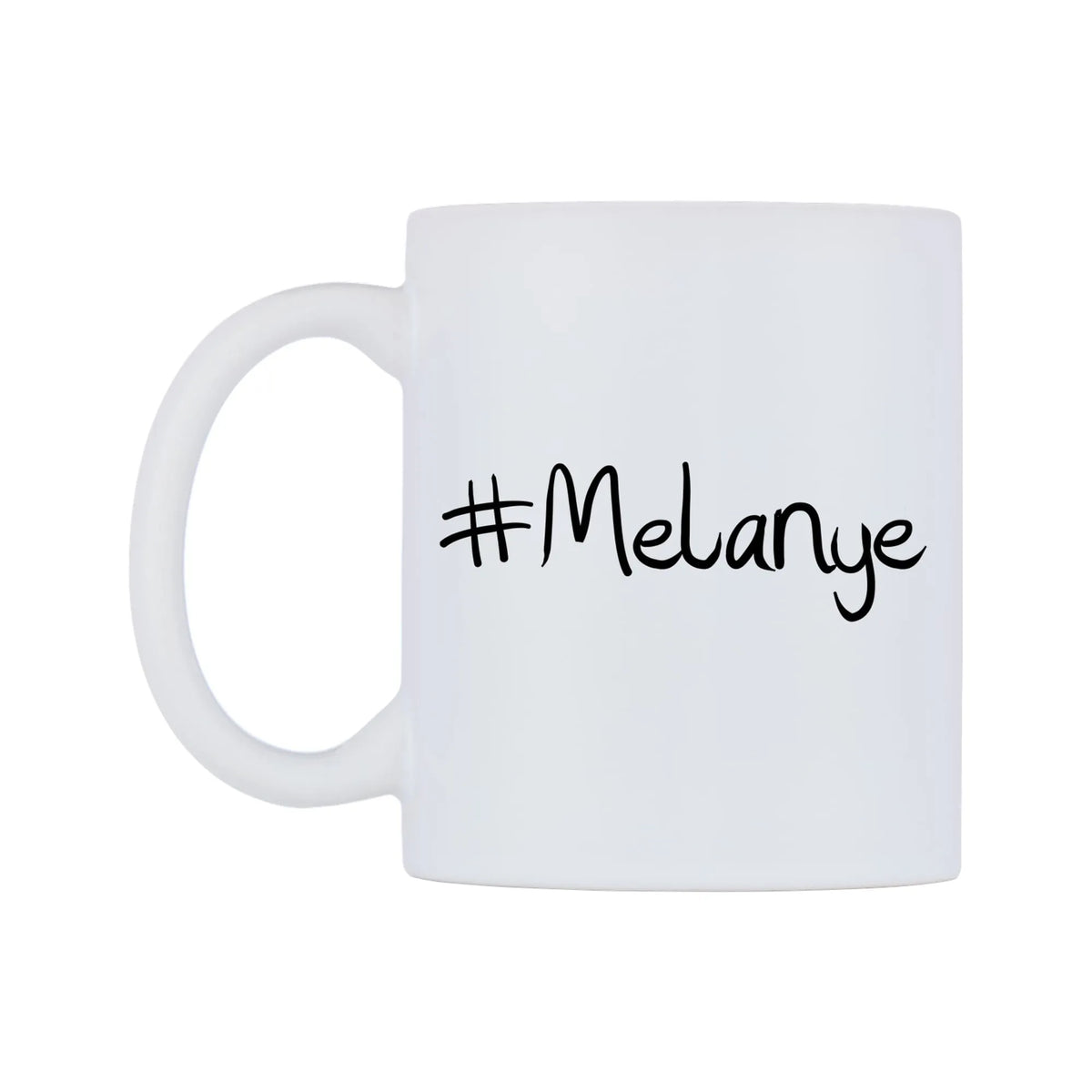 Melanye Mug — mug, right side, on a white background