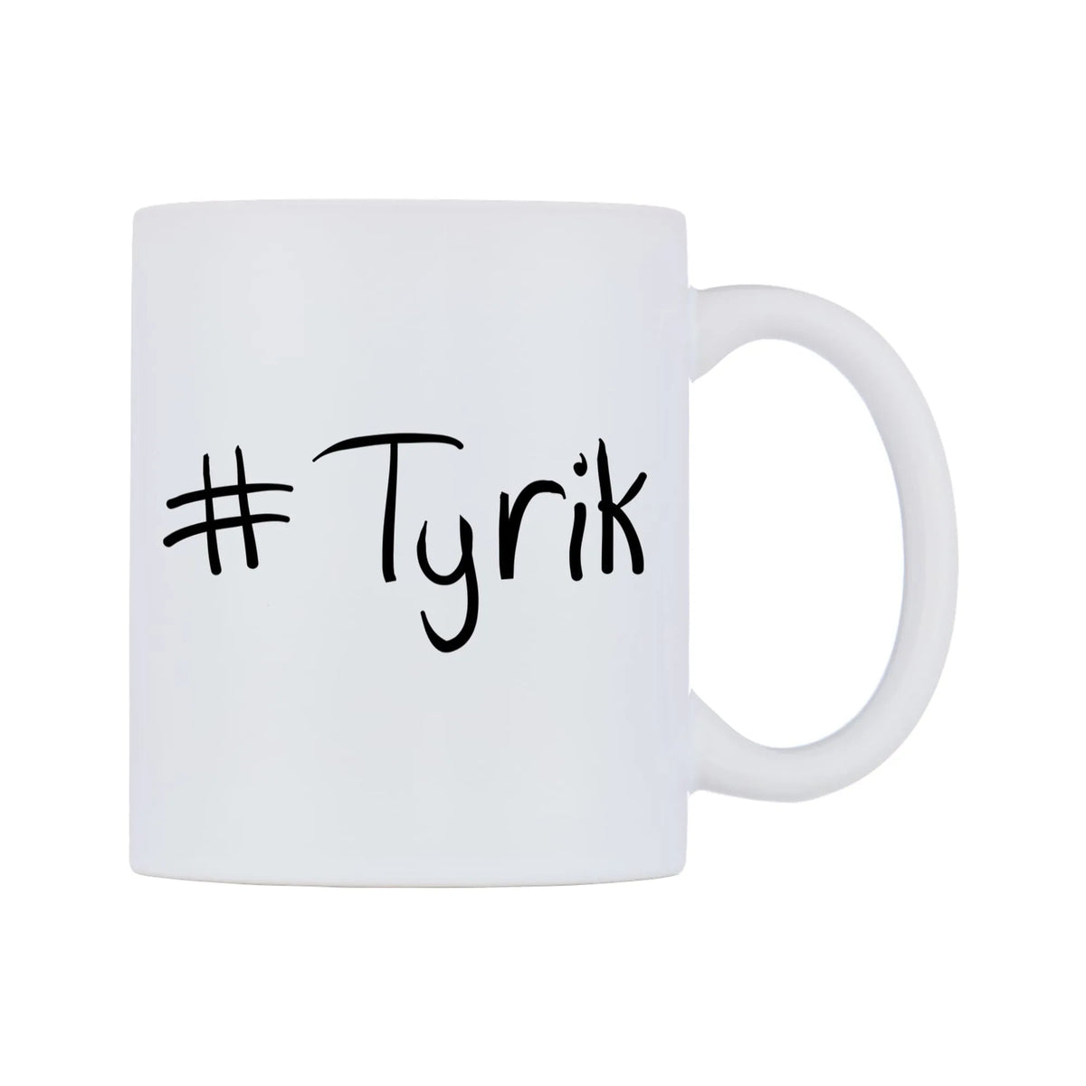 Tyrik Mug — mug, left side, on a white background