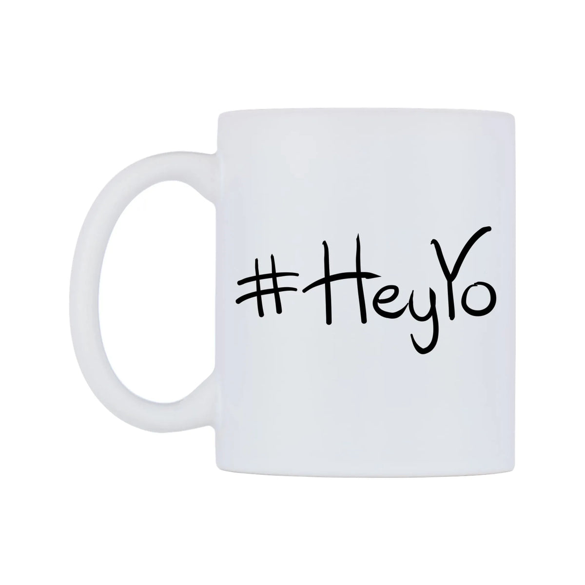 HeyYo Mug — mug, right side, on a white background