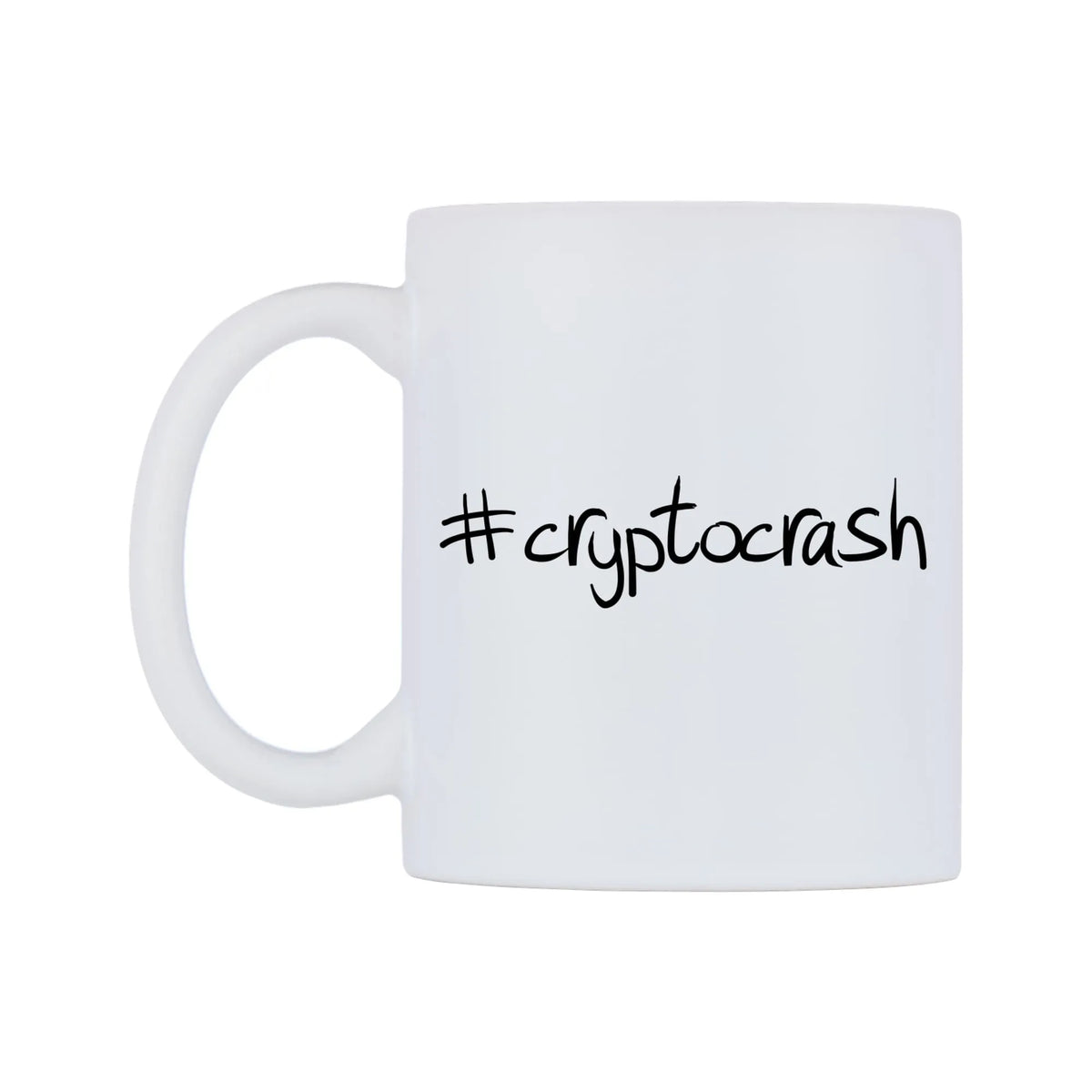 cryptocrash Mug — mug, right side, on a white background