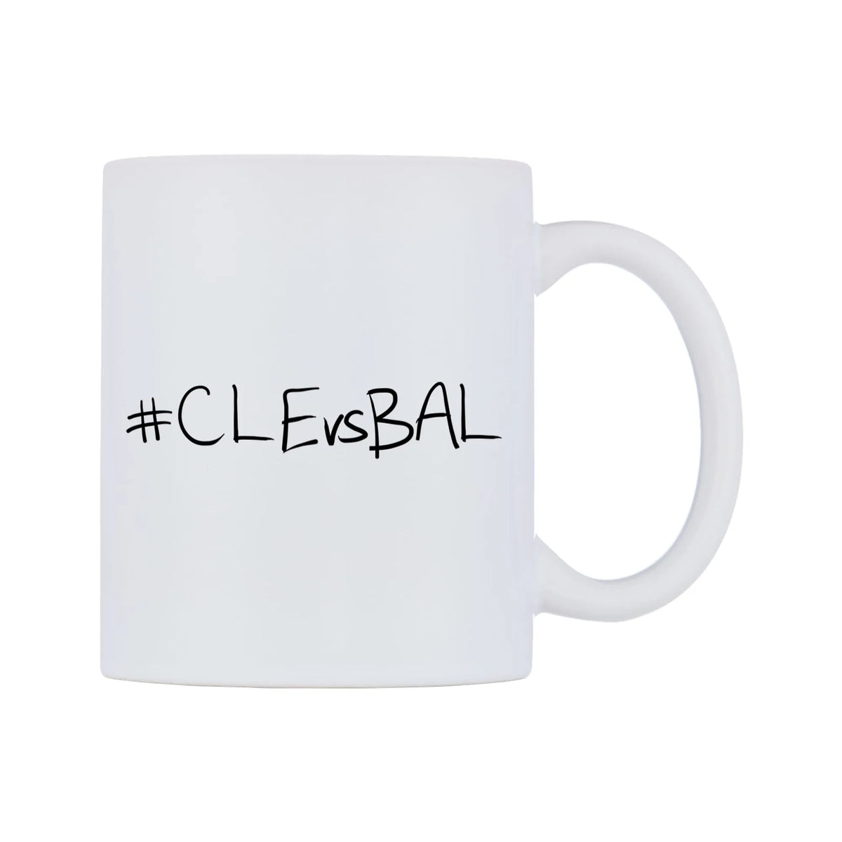 CLEvsBAL Mug — mug, left side, on a white background