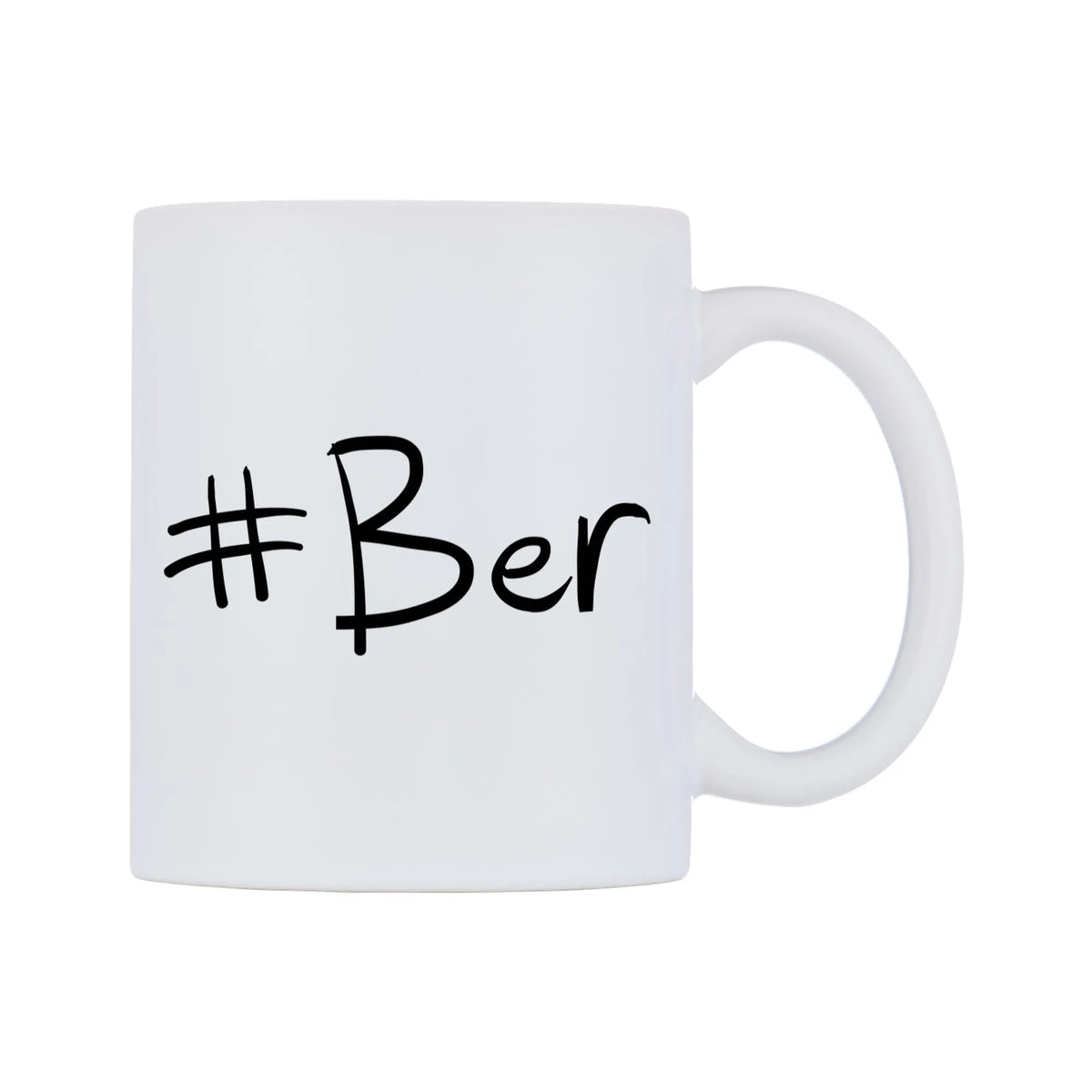 Ber Mug — mug, left side, on a white background