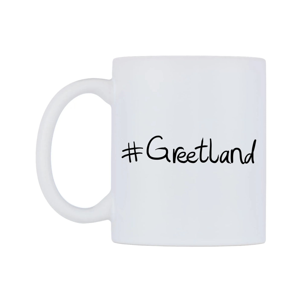 Greetland Mug — mug, right side, on a white background