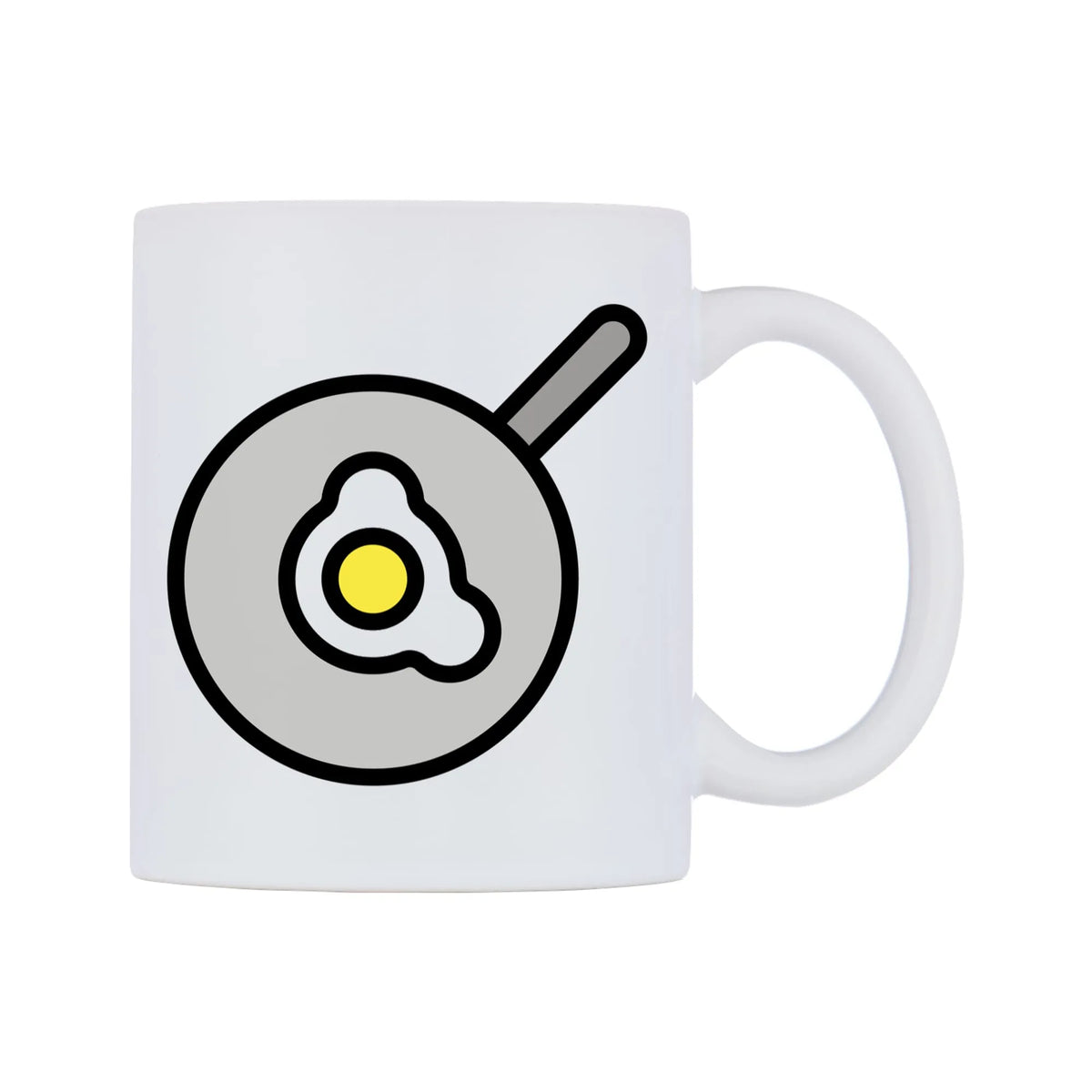 Cooking Emoji Mug — mug, left side, on a white background