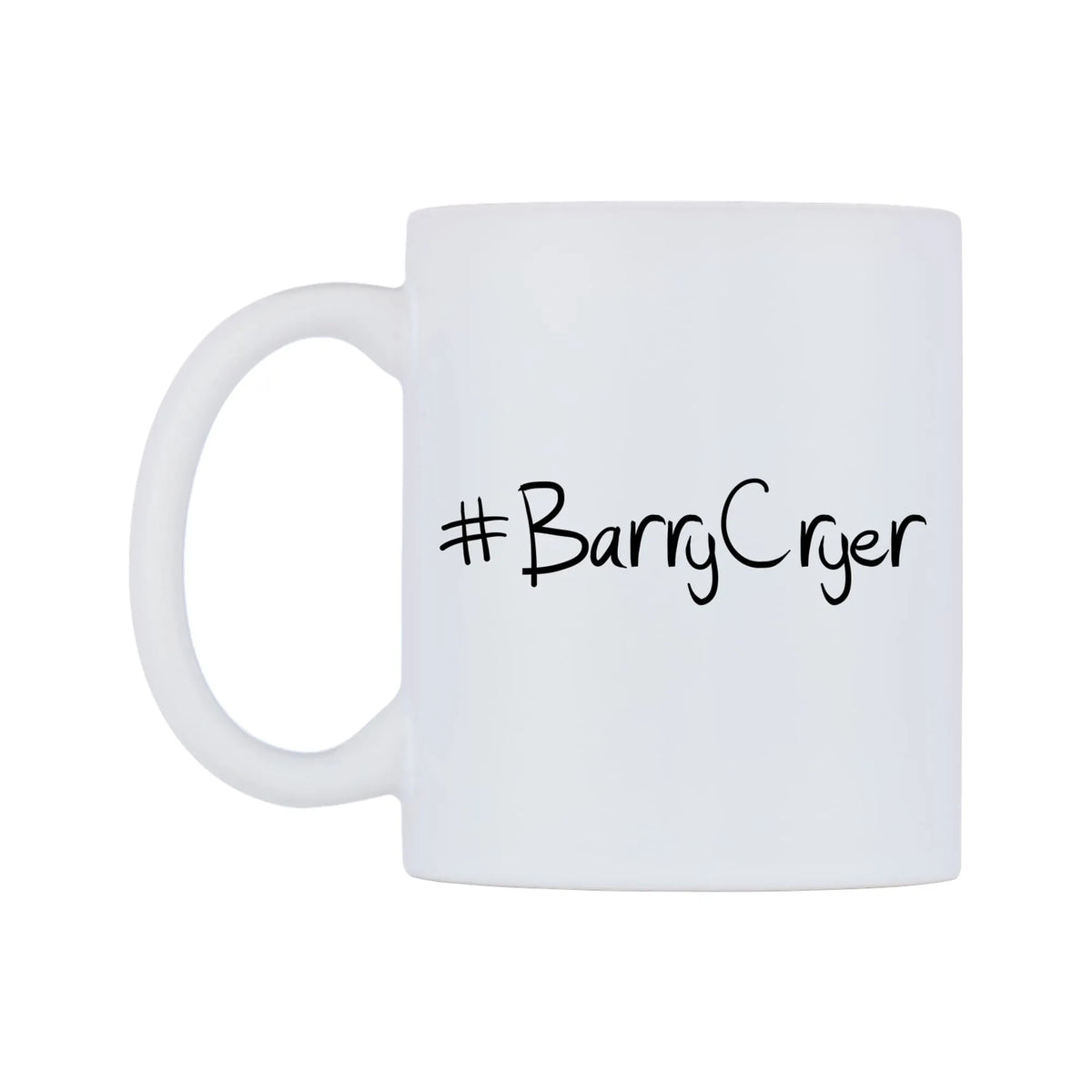 BarryCryer Mug — mug, right side, on a white background