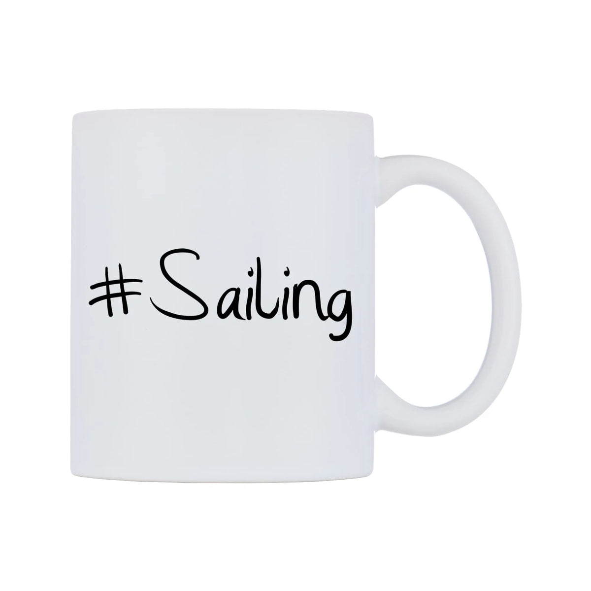 Sailing Mug — mug, left side, on a white background