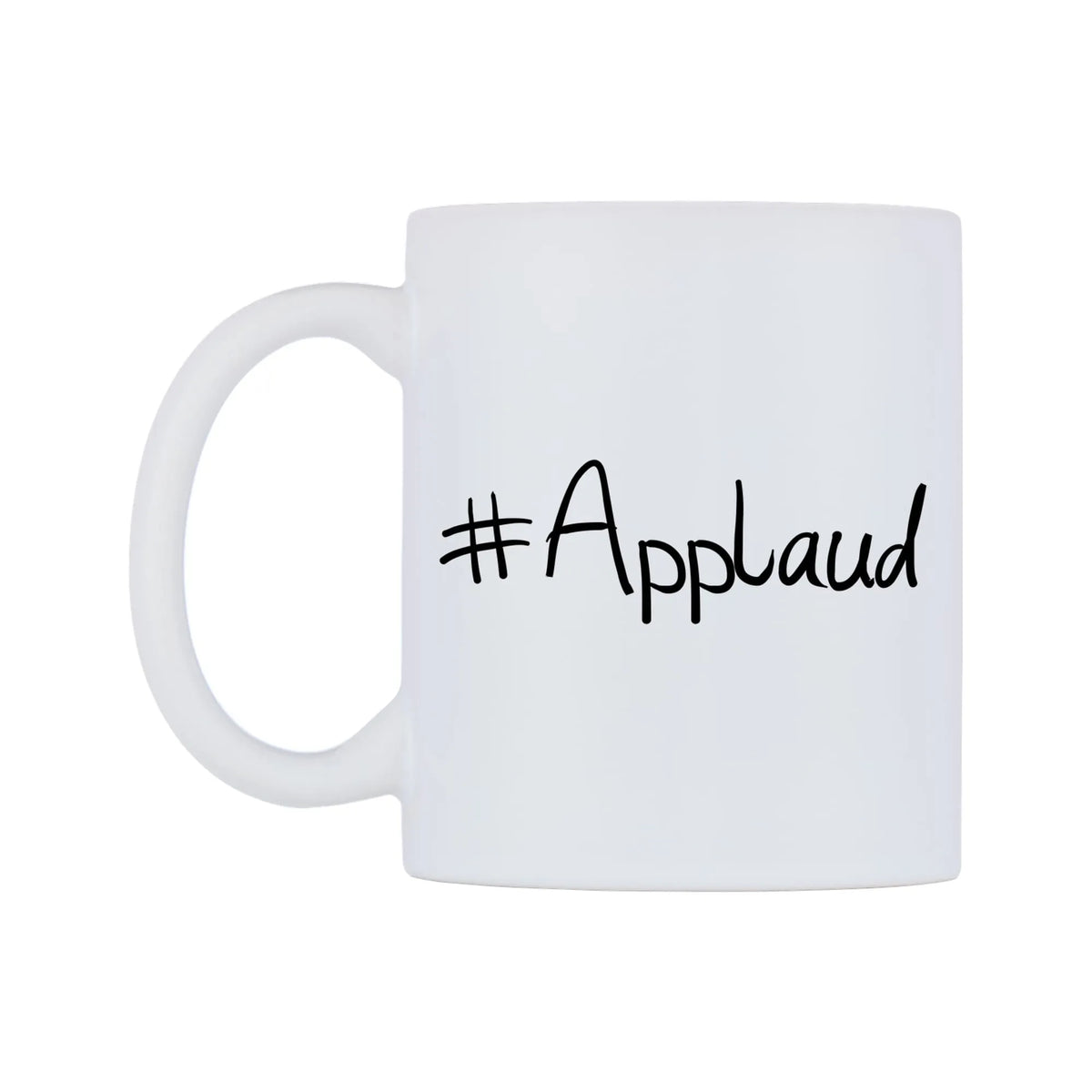 Applaud Mug — mug, right side, on a white background