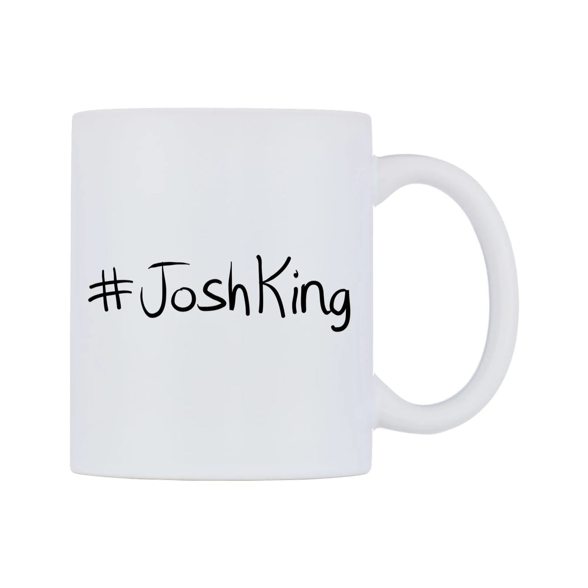 JoshKing Mug — mug, left side, on a white background