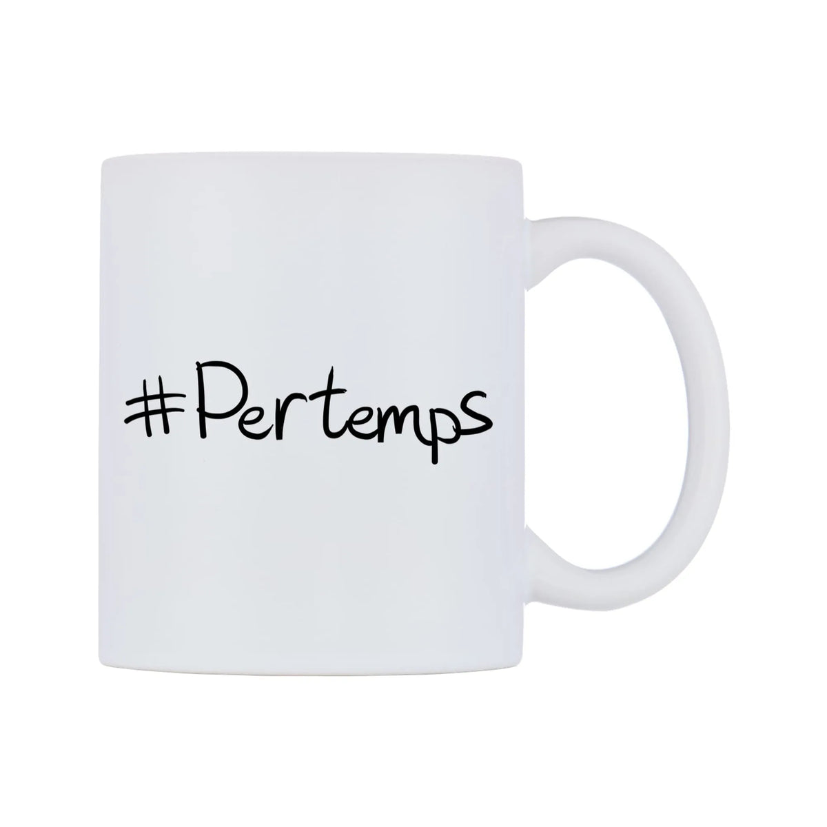 Pertemps Mug — mug, left side, on a white background