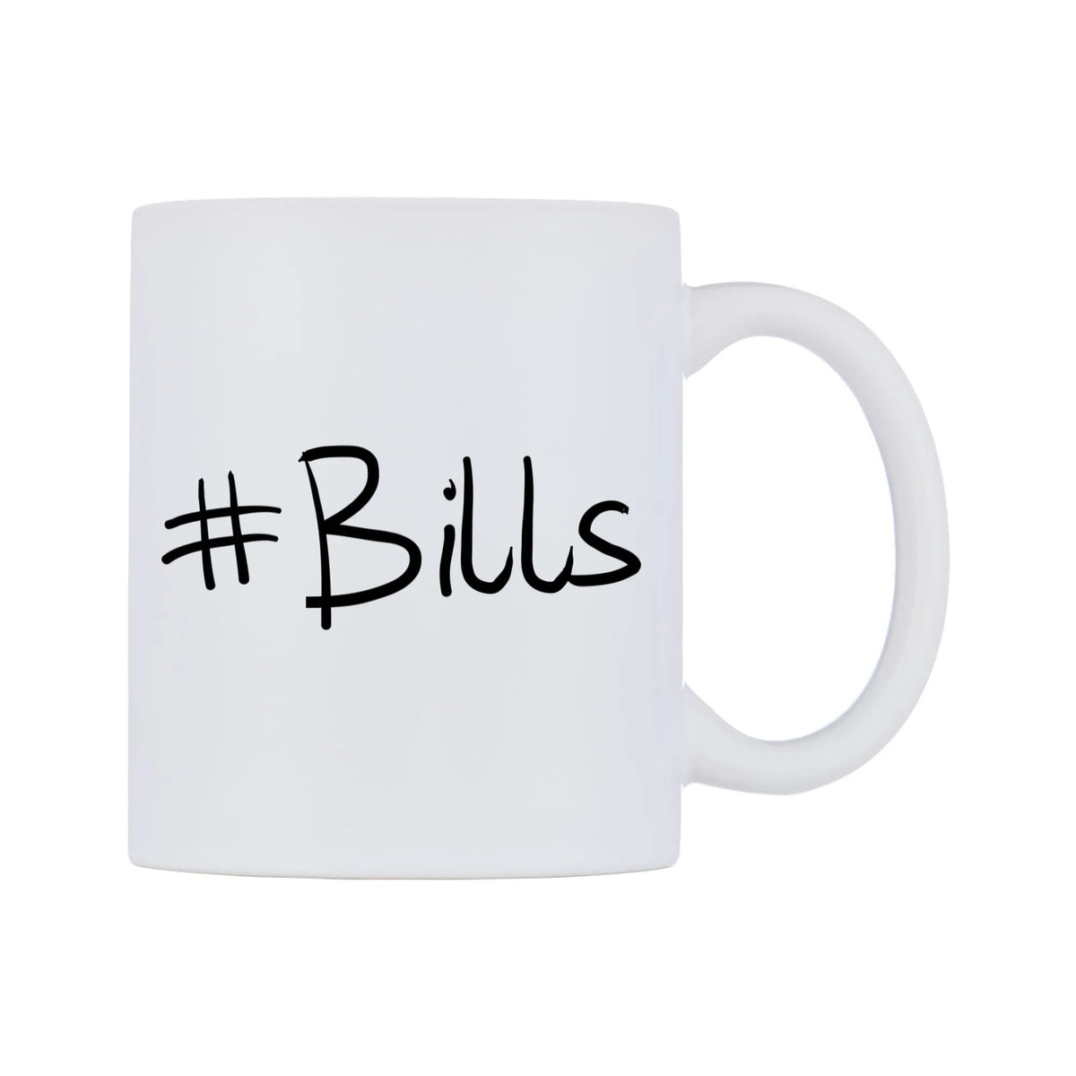 Bills Mug — mug, left side, on a white background