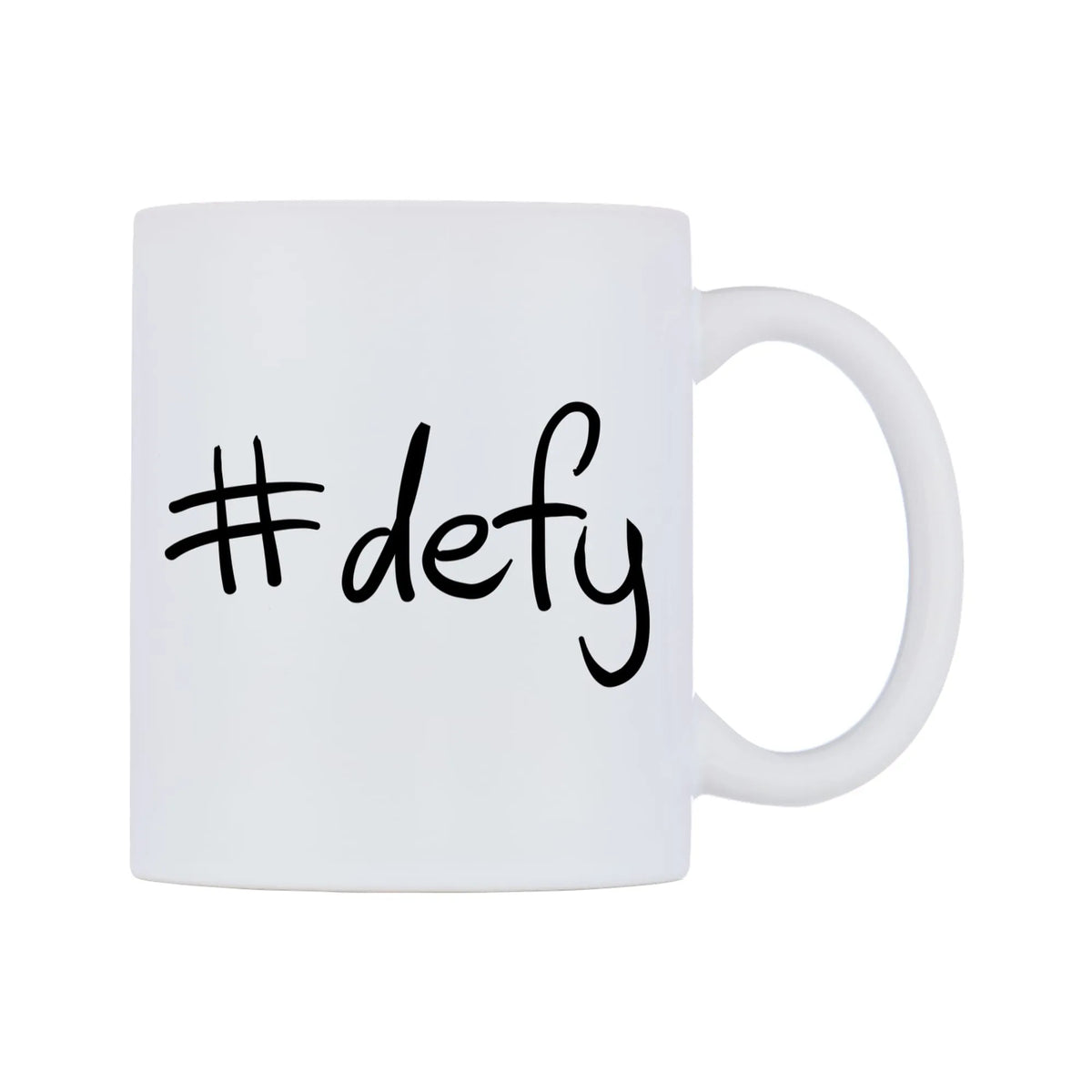 defy Mug — mug, left side, on a white background