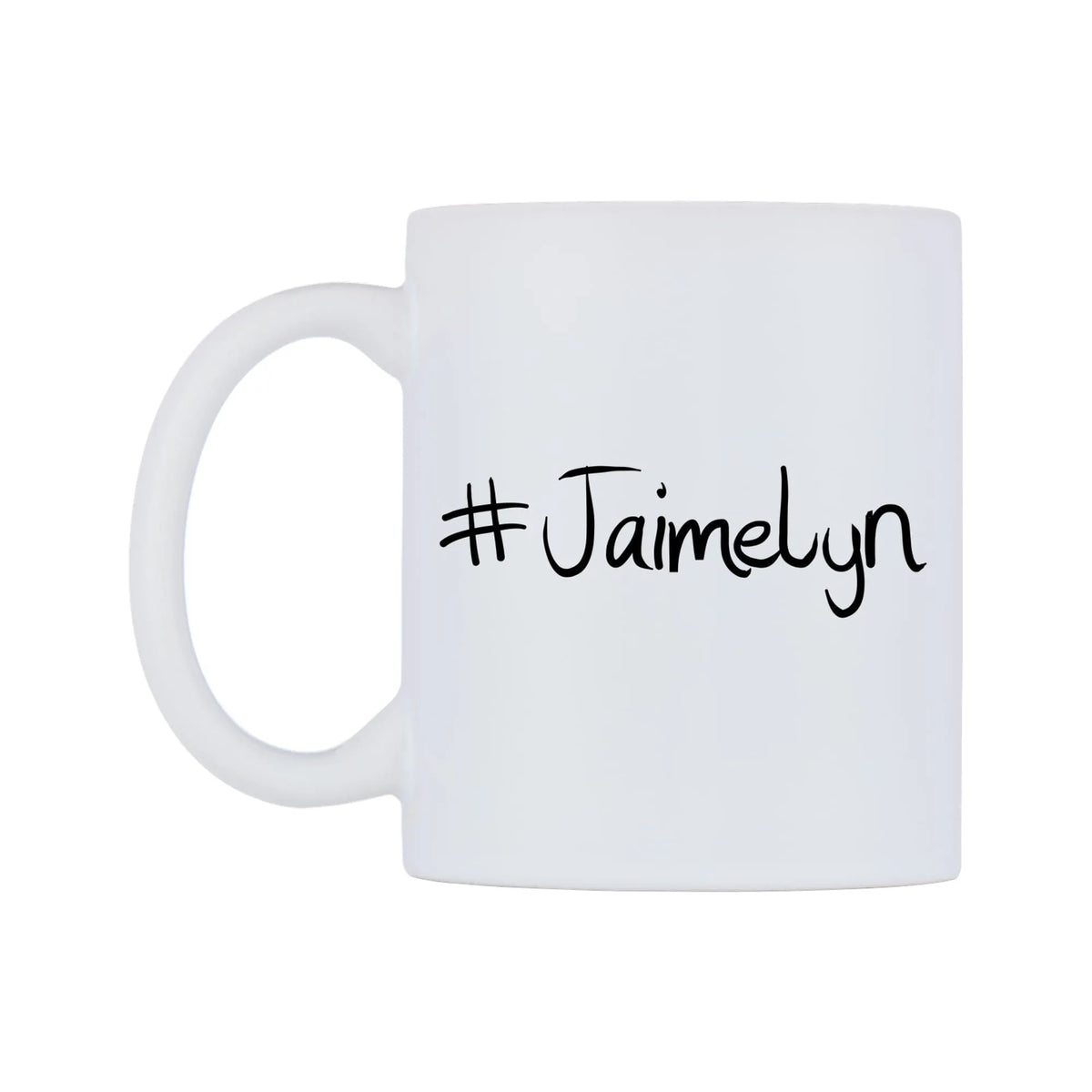 Jaimelyn Mug — mug, right side, on a white background