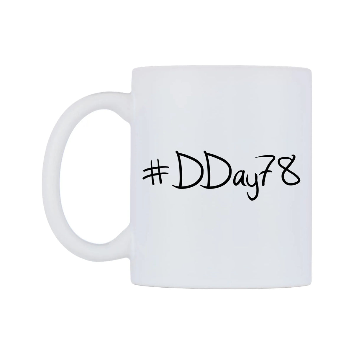 DDay78 Mug — mug, right side, on a white background