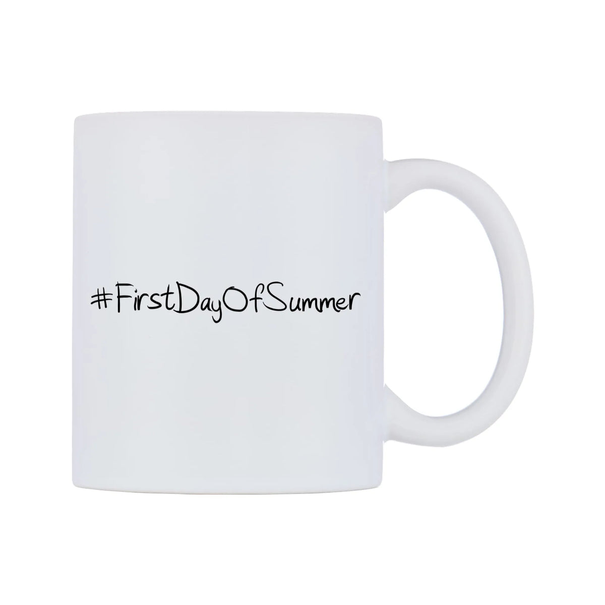 FirstDayOfSummer Mug — mug, left side, on a white background