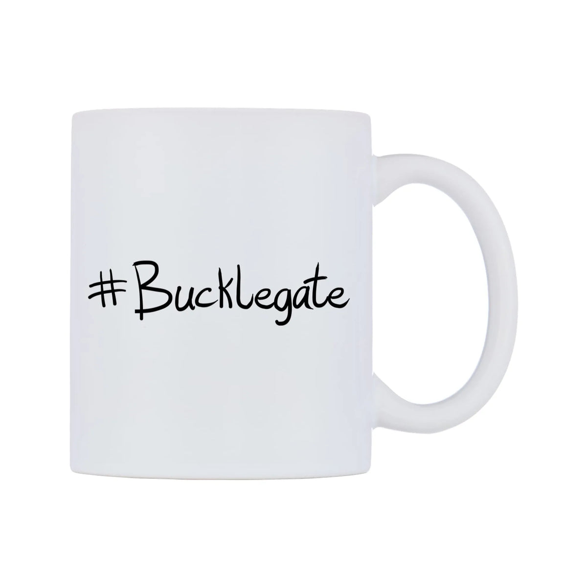 Bucklegate Mug — mug, left side, on a white background
