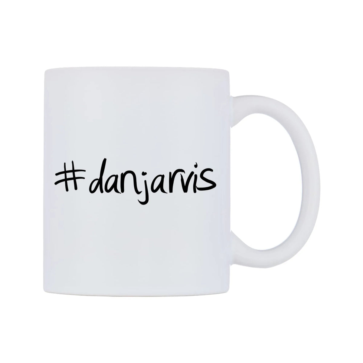 danjarvis Mug — mug, left side, on a white background